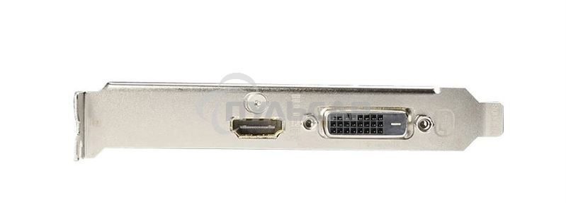 Видеокарта Gigabyte GV-N1030D4-2GL NVidia GeForce GT 1030, 2Gb DDR4/64-bit, PCI-Ex16 3.0, DVI-Dx1, HDMI2.0bx1, LP, 2-slot cooler, Retail