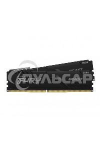 Оперативная память Kingston Fury Beast, DDR4, 64Gb (2x32Gb), 3200MHz, CL16, DIMM, черный
