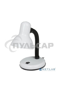 Светильник UF-301 С01 настол. 230В 60Вт бел. Ultraflash 12354