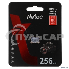 Флеш карта microSDHC 256Gb Netac P500 ULTRA NT02P500ULT-256G-S (без SD адаптера) 100Mb/s