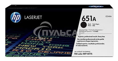 Картридж лазерный HP CE340A 651A черный для LaserJet 700 Color MFP 775 13500стр.