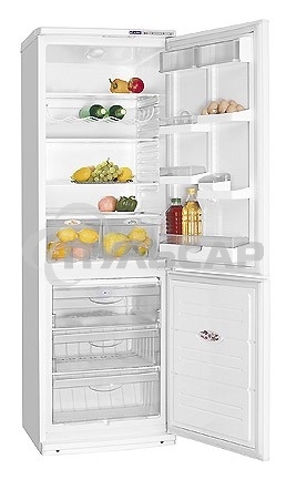 Холодильник Atlant ХМ-6021-080 серебристый двухкамерный 225/101л морозилка снизу