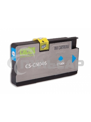 Картридж струйный Cactus CS-CN046 №951 голубой (26 мл) для HP OfficeJet 251dw Pro, 276dw Pro, 8100 Pro, 8100e, 8600 Pro (N911a), 8600 Pro Plus (N911g), 8610 Pro (A7F64A), 8615 Pro, 8616 Pro, 8620 Pro