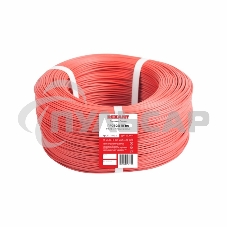 Провод ПГВА Rexant 1х0.75 мм², Cu, красный, бухта 200 м
