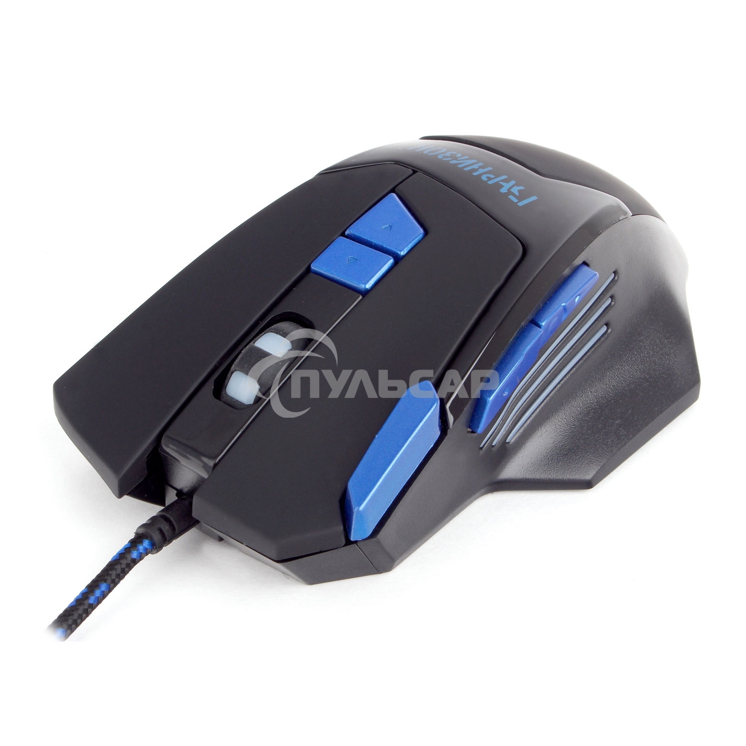 Мышь проводная Гарнизон GM-770G черный, 2400 dpi, USB, кнопки - 8