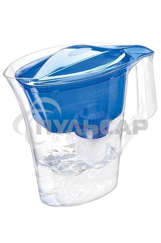 Кувшин Барьер Танго синий с узором 2.5л.