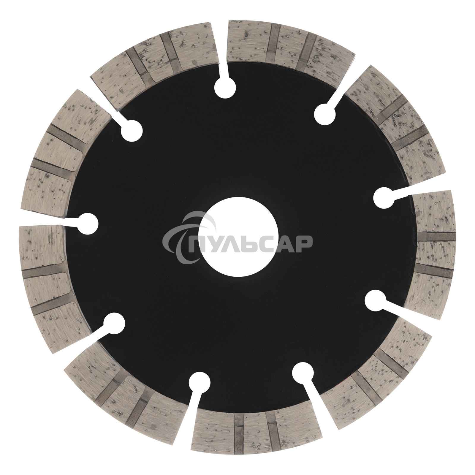 Диск алмазный отрезной Denzel ф125 х 22,2 мм, Сегментный, сухое резание, HWD92