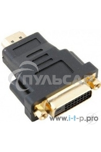 Переходник HDMI/DVI-D 19M/25F VCOM позолоченные контакты, VAD7819