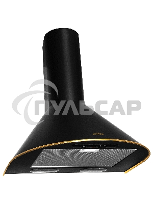Вытяжка каминная Elikor Эпсилон 50П-430-П3Л черный/золотистый, 50 см, 430 куб. м/ч, 54 дБ