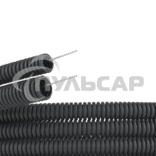 Труба гофрированная ПНД d50мм с протяж. черный (уп.15м) ДКС 71750 Труба гофрированная ПНД d50мм с протяж. черный (уп.15м) ДКС 71750