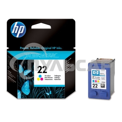 Картридж струйный HP 22 C9352AE многоцветный для HP DJ 3920/3940/PSC 1410 (165стр.)