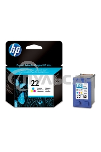 Картридж струйный HP 22 C9352AE многоцветный для HP DJ 3920/3940/PSC 1410 (165стр.)