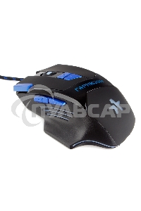 Мышь проводная Гарнизон GM-770G черный, 2400 dpi, USB, кнопки - 8