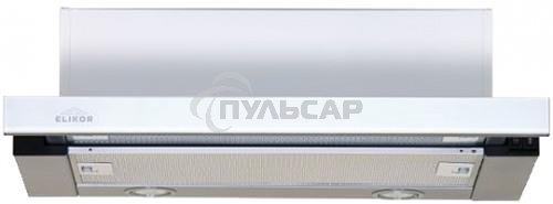 Вытяжка встраиваемая Elikor Интегра Glass 50Н-400-В2Д нержавеющая сталь/стекло бежевое, 50 см, 400 куб. м/ч, 55 дБ