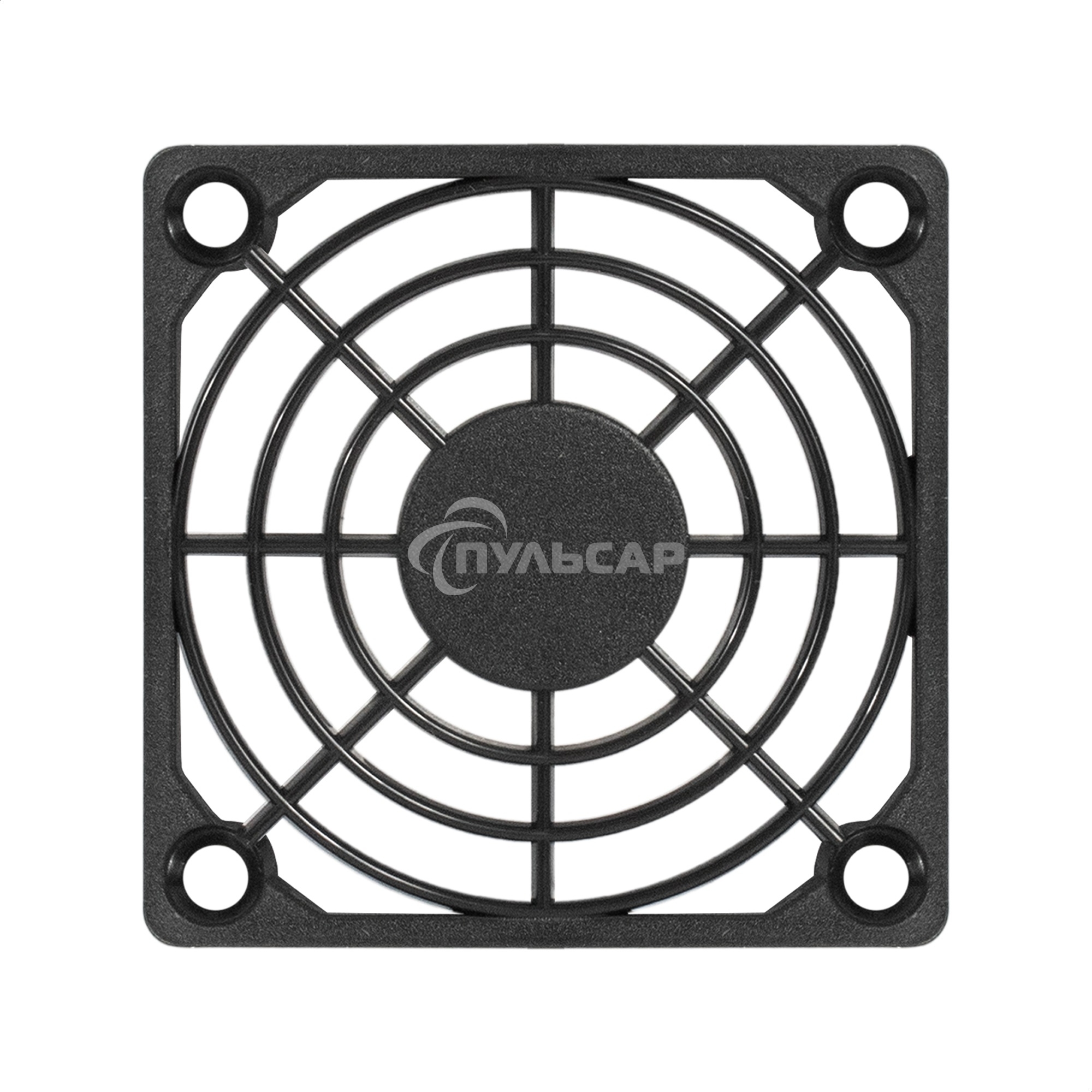 Решетка для вентилятора 60x60 ExeGate EG-060PSB (60x60 мм, пластиковая, квадратная, черная)