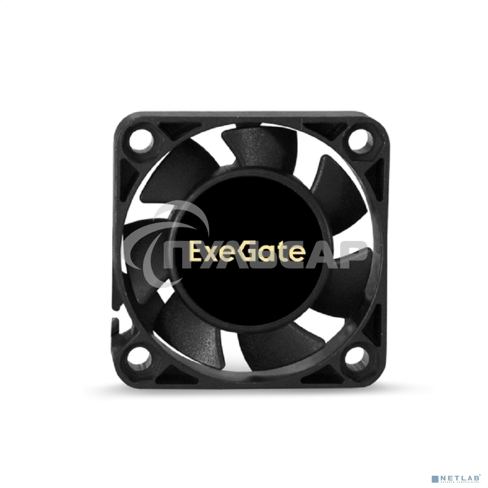 Вентилятор для корпуса ExeGate EX04010S2P черный, 40 мм, 5000 об/мин, 24 дБ, 2 pin