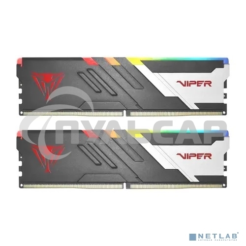 Оперативная память Patriot Viper Venom, DDR5, 32Gb (2x16Gb), 6600MHz, CL34, DIMM, с радиаторами, RGB, черный