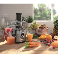 Соковыжималка шнековая Moulinex JU550D10 800Вт рез.сок.:2000мл. серебристый/черный Соковыжималка шнековая Moulinex JU550D10 800Вт рез.сок.:2000мл. серебристый/черный