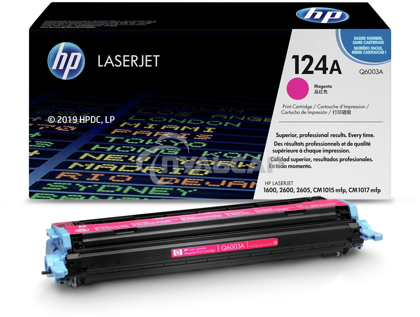 Картридж лазерный HP Q6003A пурпурный для Color LaserJet 2600 2000стр.