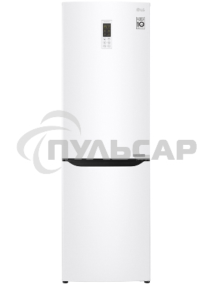 Холодильник LG GA-B419SQGL белый двухкамерный 223/79л морозилка снизу, No Frost