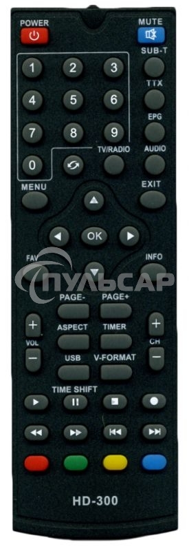 Ресивер эфирный цифровой DVB-T2 HD HD-300 металл, дисплей DOLBY DIGITAL, Сигнал