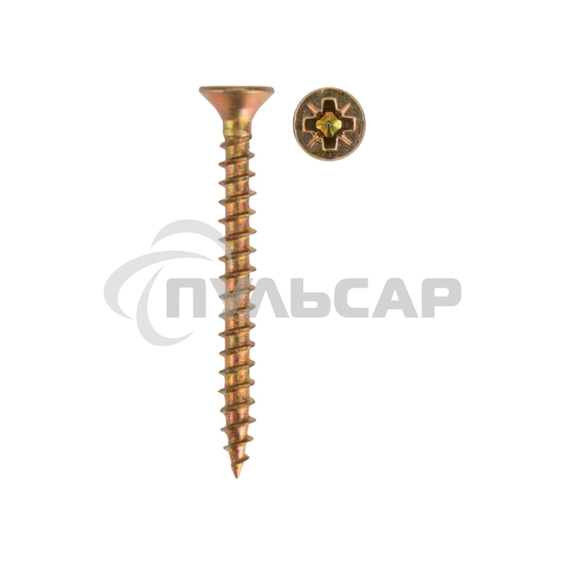 Саморез универсальный KRANZ 3х30, желтый цинк, упаковка поставщика ( 16 000 шт. )