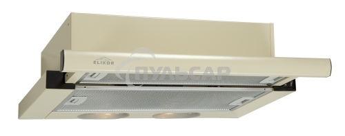 Вытяжка встраиваемая Elikor Интегра 60П-400-В2Л кремовый, 60 см, 400 куб. м/ч, 55 дБ