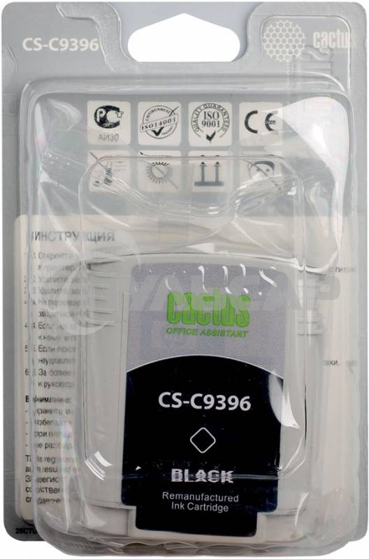 Картридж струйный Cactus CS-C9396 черный для №88 HP Officejet Pro K550 (72ml)