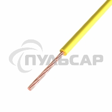 Провод ПГВА Rexant 1х0.75 мм², Cu, желтый, бухта 200 м