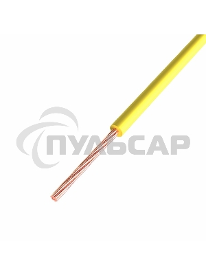 Провод ПГВА Rexant 1х0.75 мм², Cu, желтый, бухта 200 м