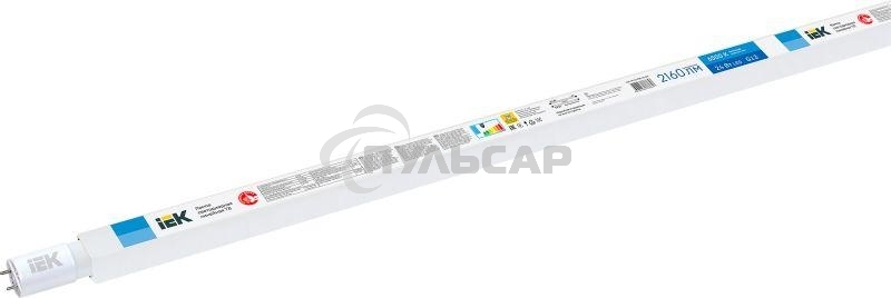 Лампа светодиодная T8 24Вт линейная 230В 6500К G13 IEK LLE-T8-24-230-65-G13