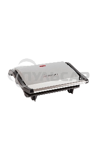 Электрогриль Endever Grillmaster 115, 1500 Вт, авто терморегулятор, антипригарное покрытие, индикатор нагрева, серебристый/черный