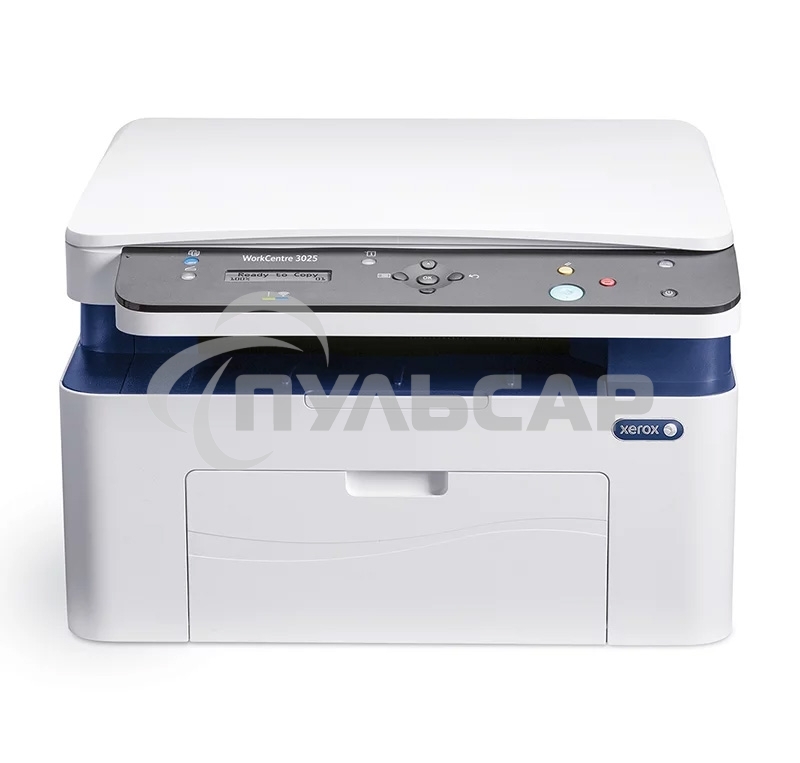 МФУ лазерное Xerox WorkCentre 3025NI (WC3025NI#), A4, ч/б, печ. до 20 стр/мин., скан. до 17 стр/мин., 1200 x 1200 dpi (печать) 600 x 600 dpi (скан.), Wi-Fi, Ethernet, USB