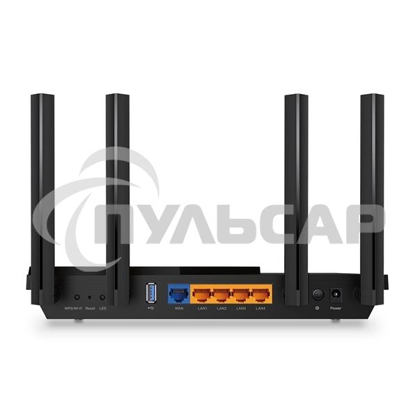 Роутер беспроводной TP-Link Archer AX55 AX3000 10/100/1000BASE-TX черный