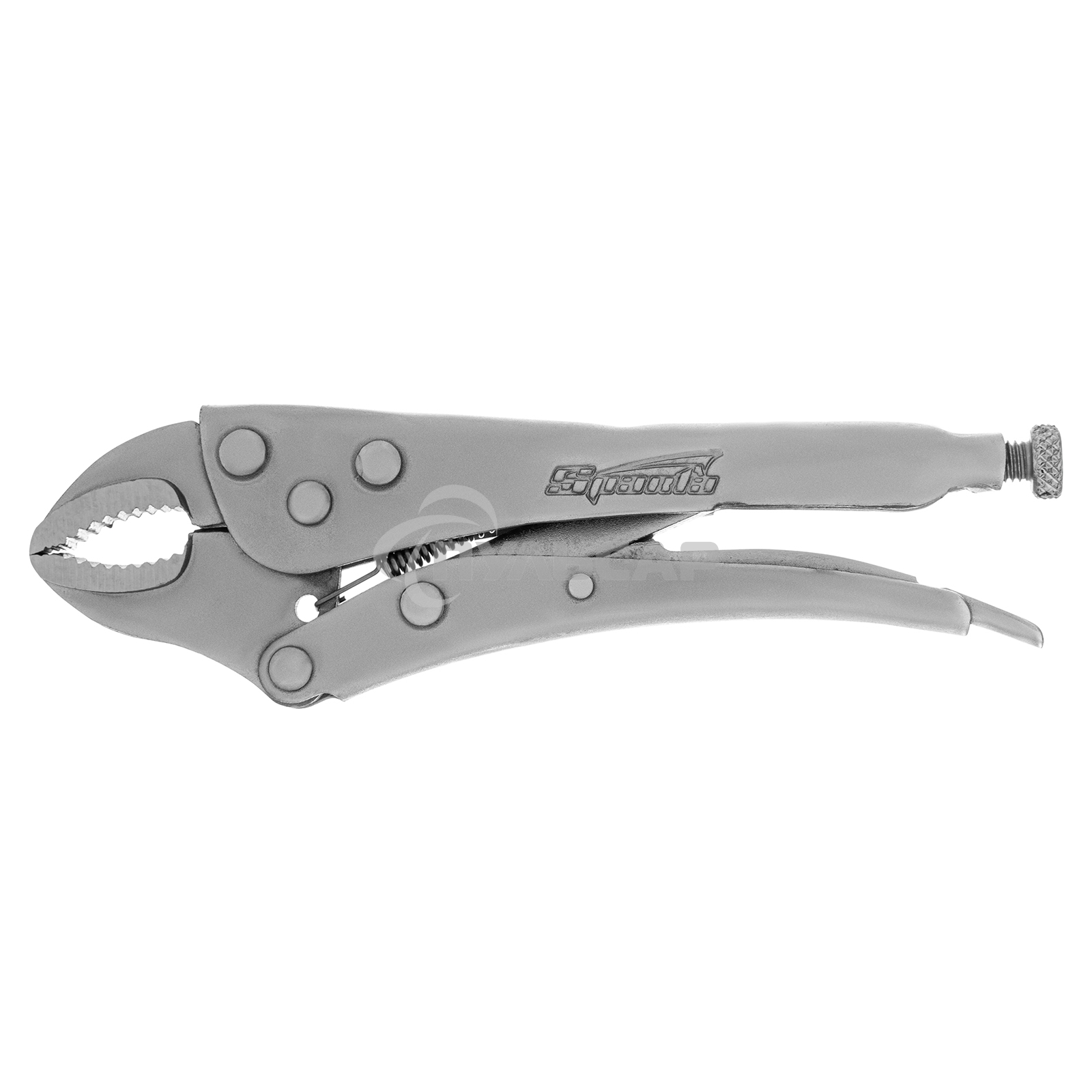 Зажим SPARTA 184205 ручной 180мм полукруглый захват