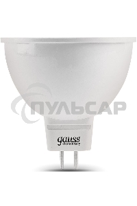 Лампа светодиодная LED Gauss 7Вт GU5.3 220В 4100К Elementary MR16 13527