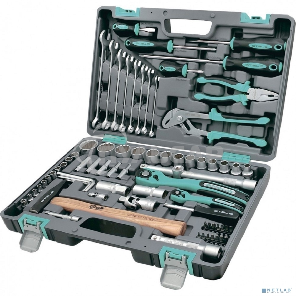 Набор инструментов 76 предметов 12 гранные головки 14116 STELS