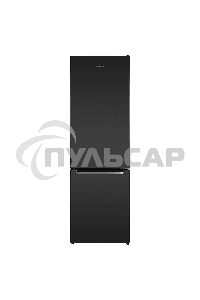 Холодильник Maunfeld MFF176SFSB черный двухкамерный 188/75л морозилка снизу, ручная разморозка