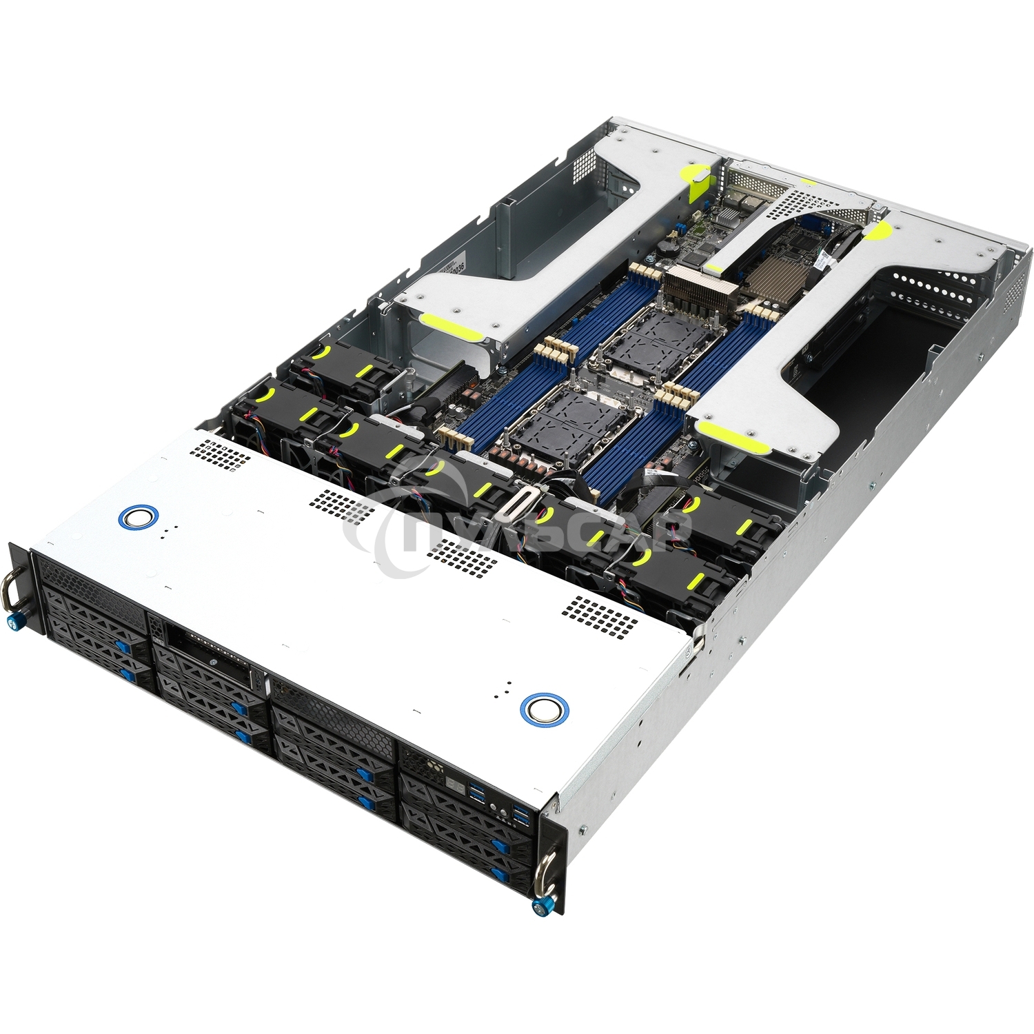 Серверная платформа Asus ESC4000-E10 up to 205W, 2x SFF8643 on the backplane, 2x 1600W PSU, (274285)
