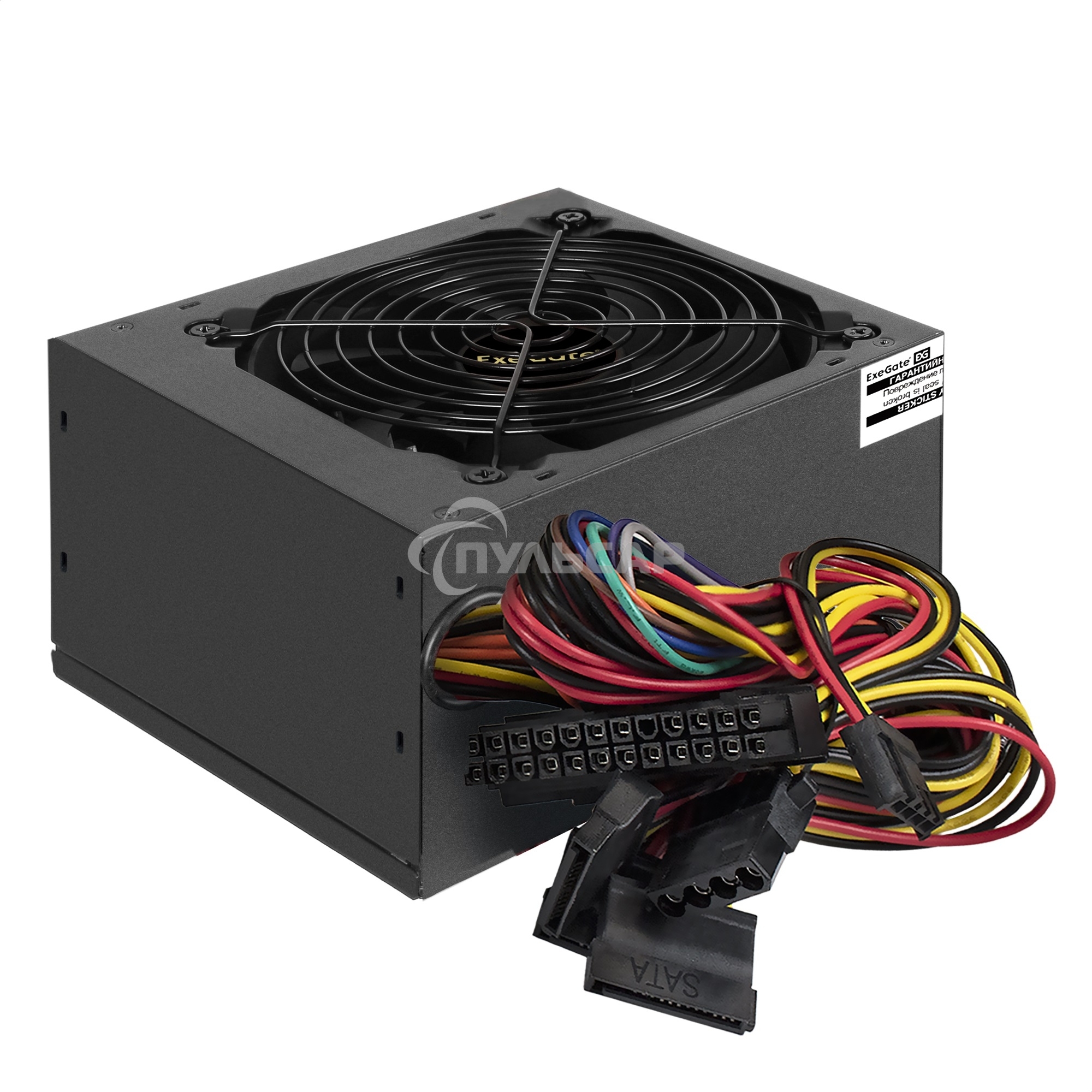 Блок питания ExeGate 750PPE, 750W, (ATX, APFC, SC, КПД 80% (80 PLUS), 12cm fan, 24pin, 2x(4+4)pin, 4xPCI-E, 6xSATA, 3xIDE, черный, кабель 220V 1,8м с защитой от выдергивания)