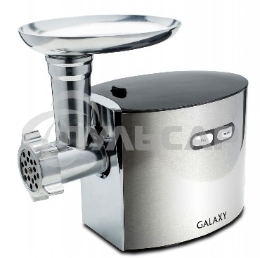 Мясорубка электрическая Galaxy Line GL 2400, серебристый, 1200 Вт, корпус из нержавеющей стали, функция 