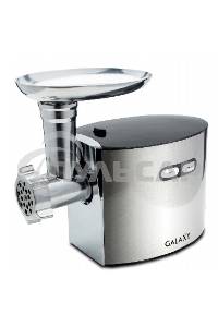 Мясорубка электрическая Galaxy Line GL 2400, серебристый, 1200 Вт, корпус из нержавеющей стали, функция 
