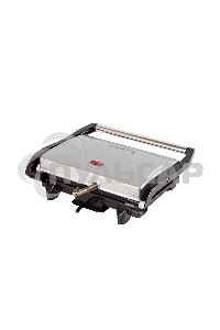 Электрогриль Endever Grillmaster 115, 1500 Вт, авто терморегулятор, антипригарное покрытие, индикатор нагрева, серебристый/черный