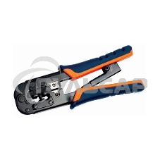 Инструмент обжим ITK TM1-B11H для RJ-45,12,11 с x рап. ме x . сине-оранж