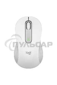 Мышь беспроводная Logitech Signature M650 L белый, 4000 dpi, радиоканал, Bluetooth, USB, кнопки - 5
