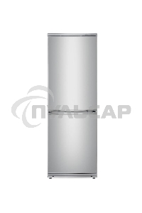 Холодильник Atlant XM-4012-080 серебристый двухкамерный 201/101л морозилка снизу