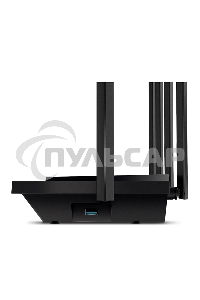 Роутер TP-Link Archer AX73 AX5400 Dual Band Wireless Gigabit Router, 1.5 GHz Tri-Core CPU, 1 GE WAN + 4 GE LAN ports, 1× USB 3.0 Port, support 1024-QAM, OFDMA, MU-MIMO, Airtime Fairness, Beamforming, 160MHz Channel Width, come with HomeShieldTM, support R