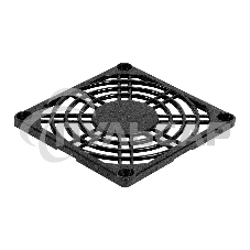 Решетка для вентилятора 70x70 ExeGate EG-070PSB (70x70 мм, пластиковая, квадратная, черная)