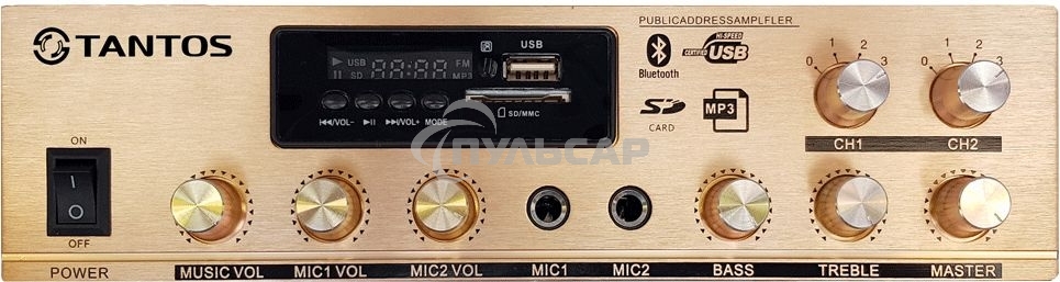 Усилитель Tantos TSo-AA30M выход 100Вт / 30Вт (00-00025068)