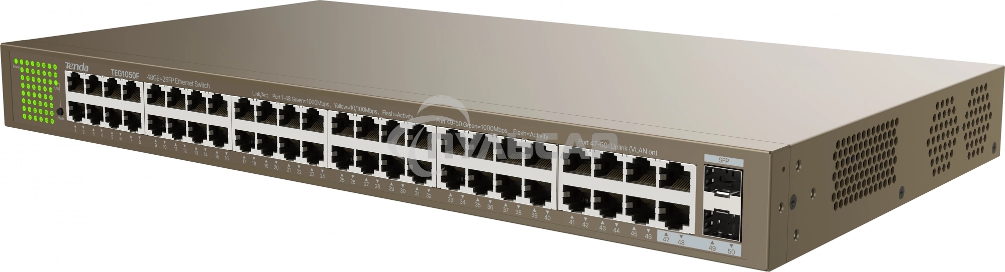 Коммутатор TENDATEG1050F 48PORT 1000M 2SFP